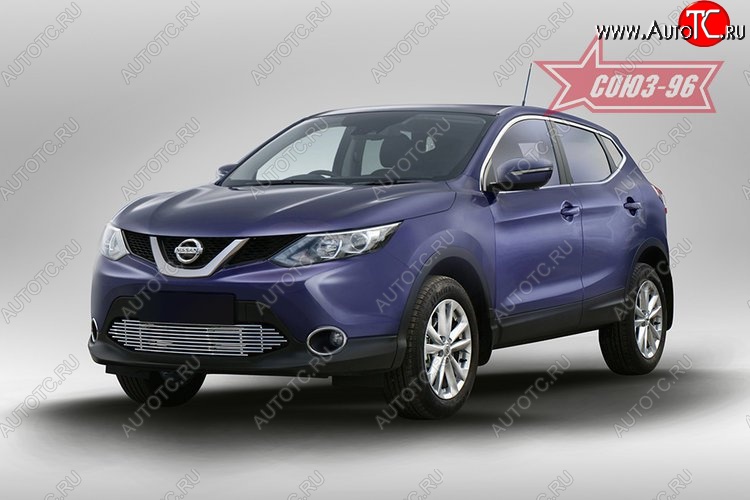 5 624 р. Декоративный элемент воздухозаборника Souz-96 (d10) Nissan Qashqai 2 J11 рестайлинг (2017-2022)  с доставкой в г. Керчь