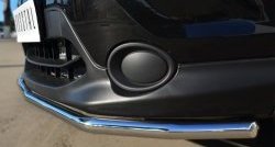 13 699 р. Одинарная защита переднего бампера диаметром 42 мм SLITKOFF  Nissan Qashqai  2 (2013-2019) J11 дорестайлинг  с доставкой в г. Керчь. Увеличить фотографию 3
