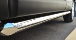 70 999 р. Защита порогов из круглой трубы диаметром 63 мм Russtal Nissan Qashqai 2 J11 дорестайлинг (2013-2019) (Защита порогов с со скосами на торцах (вариант 1))  с доставкой в г. Керчь. Увеличить фотографию 4