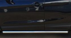 70 999 р. Защита порогов из круглой трубы диаметром 63 мм Russtal Nissan Qashqai 2 J11 дорестайлинг (2013-2019) (Защита порогов с со скосами на торцах (вариант 1))  с доставкой в г. Керчь. Увеличить фотографию 6