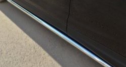 70 999 р. Защита порогов из круглой трубы диаметром 63 мм Russtal Nissan Qashqai 2 J11 дорестайлинг (2013-2019) (Защита порогов с со скосами на торцах (вариант 1))  с доставкой в г. Керчь. Увеличить фотографию 7