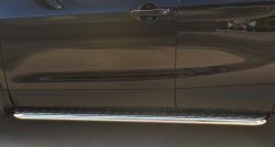 24 649 р. Широкая защита порогов SLITKOFF  Nissan Qashqai  2 (2013-2019) J11 дорестайлинг  с доставкой в г. Керчь. Увеличить фотографию 2