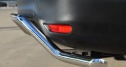 14 399 р. Защита заднего бампера (Ø42 мм волна, нержавейка) SLITKOFF  Nissan Qashqai  2 (2013-2019) J11 дорестайлинг  с доставкой в г. Керчь. Увеличить фотографию 3