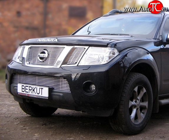 6 799 р. Декоративная вставка решетки радиатора Berkut Nissan Pathfinder R51 рестайлинг (2009-2014)  с доставкой в г. Керчь