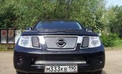 2 499 р. Сетка в решетку радиатора Russtal Nissan Pathfinder R51 рестайлинг (2009-2014) (хром)  с доставкой в г. Керчь. Увеличить фотографию 3