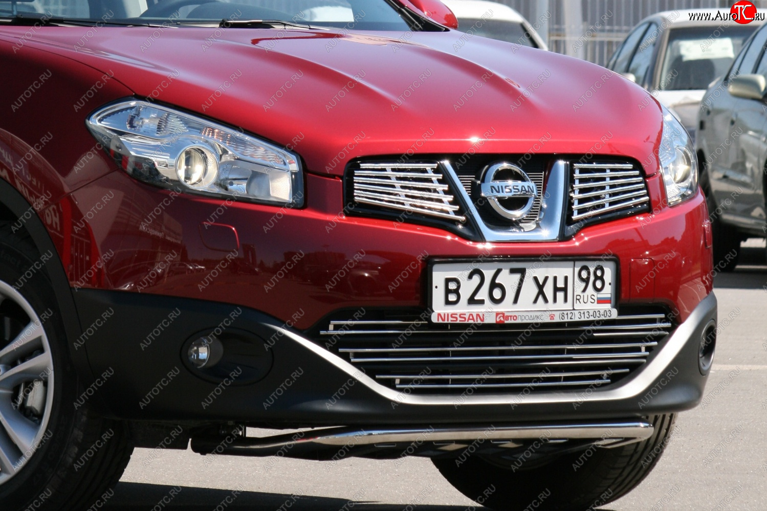 5 999 р. Декоративный элемент воздухозаборника Souz96 (d10) Nissan Qashqai +2 1 J10 рестайлинг (2010-2014)  с доставкой в г. Керчь