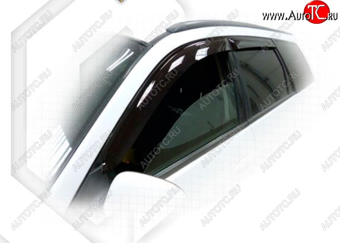 1 899 р. Дефлектора окон CA-Plastic  Nissan Wingroad  2 Y11 (2001-2005) рестайлинг универсал (Classic полупрозрачный, Без хром.молдинга)  с доставкой в г. Керчь