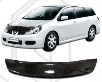 Дефлектор капота CA-Plastic Nissan AD Y12 дорестайлинг (2006-2016)