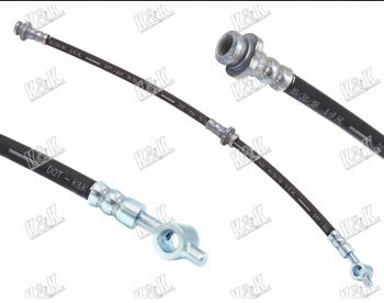 Левый передний тормозной шланг K&K Nissan Almera  N16 (2000-2006) седан дорестайлинг, седан рестайлинг