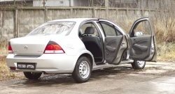 1 999 р. Накладки на порожки автомобиля RA  Nissan Almera  N16 (2000-2003) седан дорестайлинг (Комплект (4 шт.))  с доставкой в г. Керчь. Увеличить фотографию 2