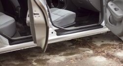 Накладки на порожки автомобиля RA Nissan Almera  N16 (2000-2003) седан дорестайлинг (Комплект (4 шт.))
