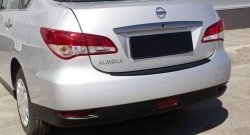 Накладка на задний бампер RA Nissan Almera  G15 (2012-2019) седан