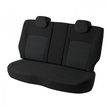5 899 р. Чехлы для сидений (G11/G15) Lord Autofashion Дублин (жаккард, сплошная спинка)  Nissan Almera  G15 (2012-2019) седан (Черный, вставка Чили)  с доставкой в г. Керчь. Увеличить фотографию 2