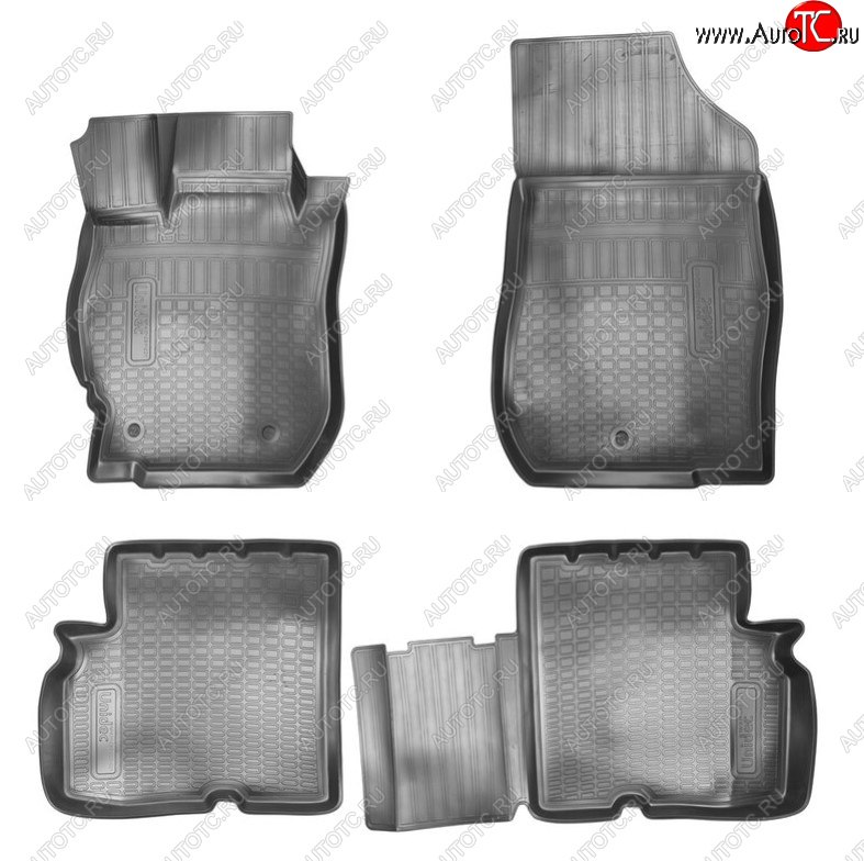 2 569 р. Комплект ковриков в салон Norplast 3D  Nissan Almera  G15 (2012-2019) седан (Цвет: черный)  с доставкой в г. Керчь