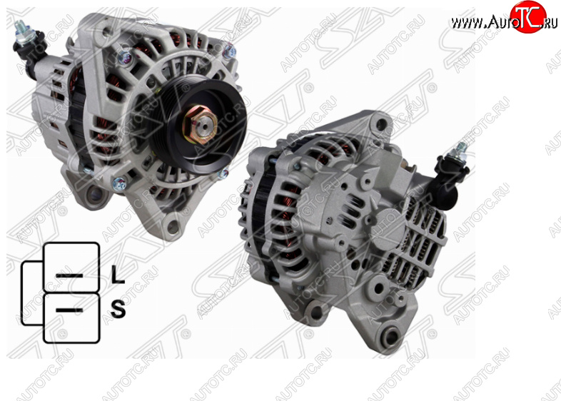 12 549 р. Генератор SAT (12V/80A) Nissan Sunny N14 (1990-1998)  с доставкой в г. Керчь
