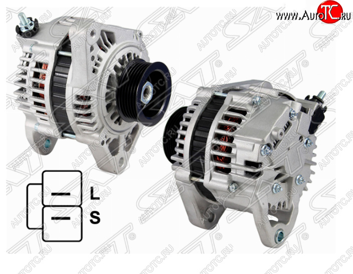 13 399 р. Генератор SAT (12V/90A) Nissan Almera N15 седан дорестайлинг (1995-1998)  с доставкой в г. Керчь