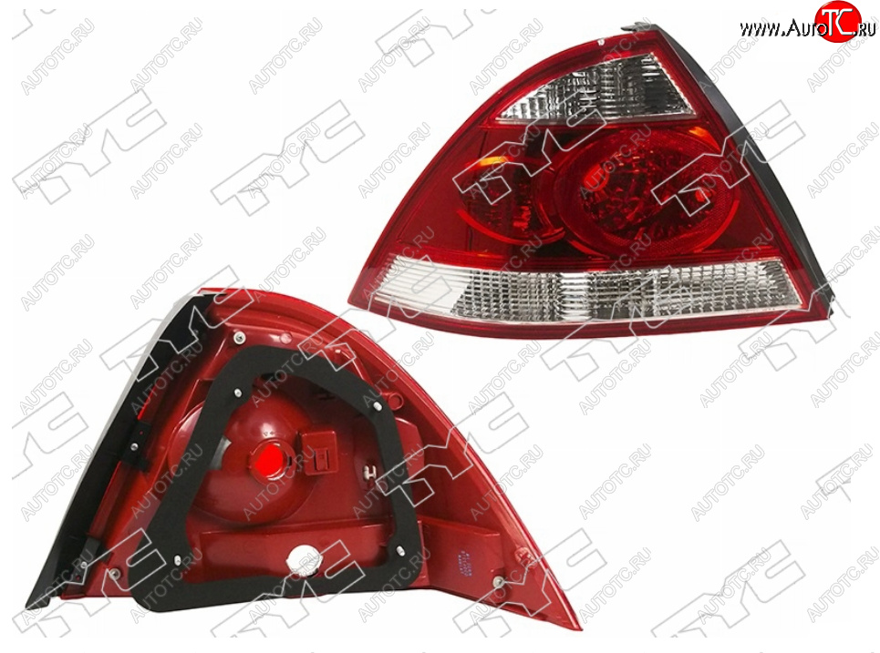 5 299 р. Левый фонарь задний (EURO) TYC Nissan Almera Classic седан B10 (2006-2013)  с доставкой в г. Керчь