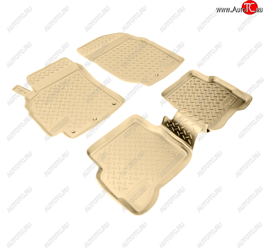 2 759 р. Коврики салона Norplast Unidec  Nissan Almera Classic  седан (2006-2013) B10 (Цвет: бежевый)  с доставкой в г. Керчь