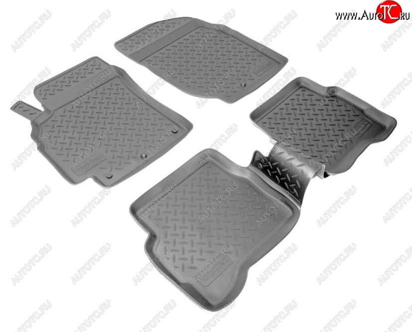 2 139 р. Комплект ковриков в салон Norplast Unidec Nissan Almera Classic седан B10 (2006-2013) (Цвет: черный)  с доставкой в г. Керчь