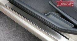 2 474 р. Накладки на внутренние пороги Souz-96 Nissan Almera Classic седан B10 (2006-2013)  с доставкой в г. Керчь. Увеличить фотографию 2