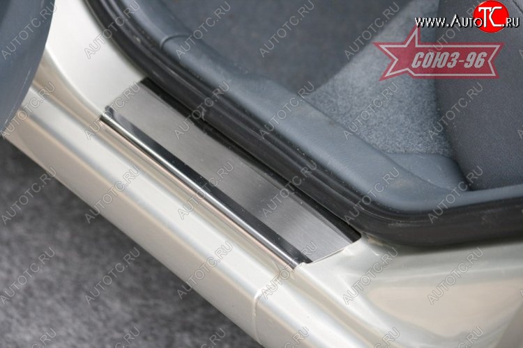 2 474 р. Накладки на внутренние пороги Souz-96 Nissan Almera Classic седан B10 (2006-2013)  с доставкой в г. Керчь