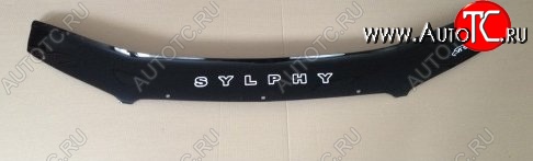 999 р. Дефлектор капота Russtal Nissan Bluebird Sylphy седан G10 дорестайлинг (2000-2003)  с доставкой в г. Керчь