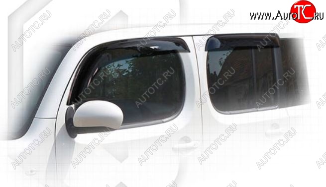 1 999 р. Дефлектора окон CA-Plastiс Nissan Cube 3 (2008-2025) (Classic полупрозрачный)  с доставкой в г. Керчь