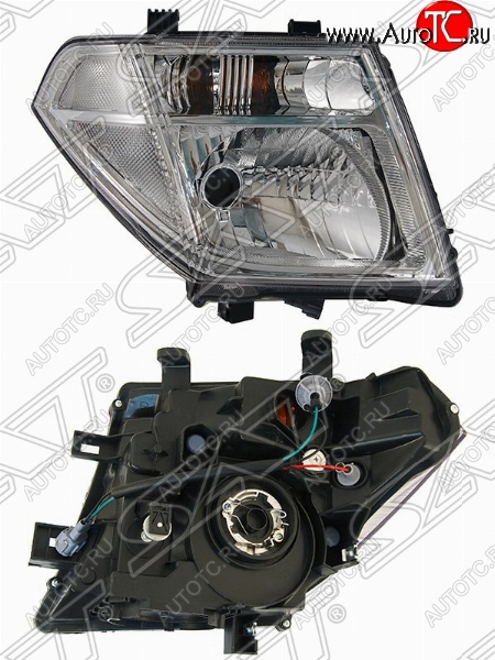 4 099 р. Правая фара передняя SAT Nissan Frontier 2 дорестайлинг (2005-2017)  с доставкой в г. Керчь