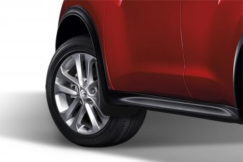 1 249 р. Брызговики Frosch (optimum, в пакете) Nissan Juke 1 YF15 дорестайлинг (2010-2014) (Передние)  с доставкой в г. Керчь. Увеличить фотографию 2