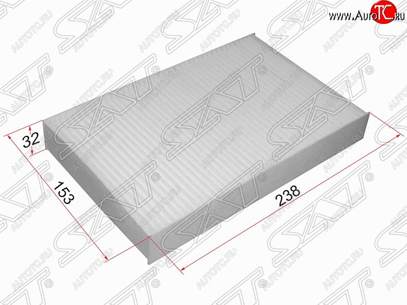 229 р. Фильтр салонный SAT (238х153х32 mm)  Nissan Juke  1 YF15 (2014-2020), Nissan Sentra  7 (2014-2017), Renault Fluence (2010-2016)  с доставкой в г. Керчь