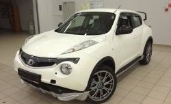 5 249 р. Решётка радиатора Impul Nissan Juke 1 YF15 дорестайлинг (2010-2014) (Неокрашенная)  с доставкой в г. Керчь. Увеличить фотографию 4