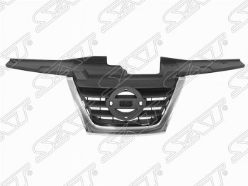 Решетка радиатора (хром/ центр. часть) SAT Nissan Juke  1 YF15 (2010-2014) дорестайлинг