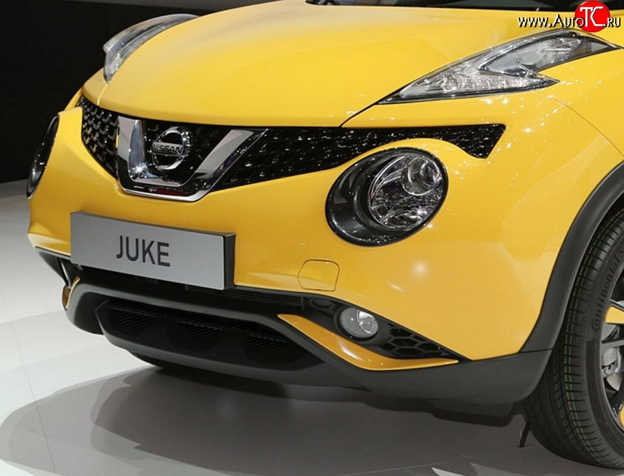 2 294 р. Сетка на бампер (рестайлинг) Novline Nissan Juke 1 YF15 дорестайлинг (2010-2014)  с доставкой в г. Керчь