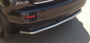 3 049 р. Защита заднего бампера Petroil Tuning (d51, нержавейка)  Nissan Juke  1 YF15 (2010-2014) дорестайлинг  с доставкой в г. Керчь. Увеличить фотографию 2