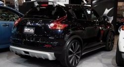3 999 р. Накладка на задний бампер Impul Nissan Juke 1 YF15 дорестайлинг (2010-2014) (Неокрашенная)  с доставкой в г. Керчь. Увеличить фотографию 2