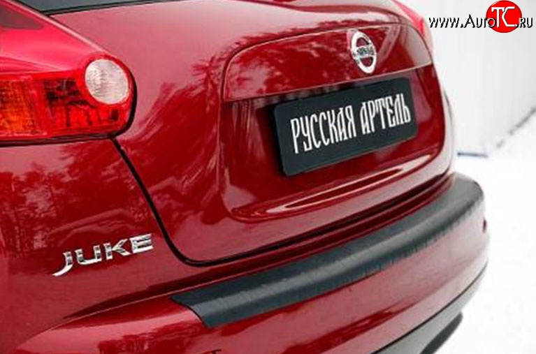 1 389 р. Накладка RA на задний бампер  Nissan Juke  1 YF15 (2010-2014) дорестайлинг  с доставкой в г. Керчь