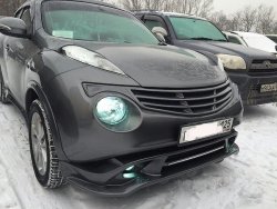 10 199 р. Решетка радиатора KENSTYLE Nissan Juke 1 YF15 дорестайлинг (2010-2014) (Неокрашенная)  с доставкой в г. Керчь. Увеличить фотографию 2