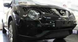 1 469 р. Сетка на бампер (рестайлинг) Russtal (черная) Nissan Juke 1 YF15 дорестайлинг (2010-2014)  с доставкой в г. Керчь. Увеличить фотографию 3
