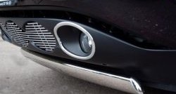 9 449 р. Защита переднего бампера (Ø75x42 мм, нержавейка, 4х4) Russtal Nissan Juke 1 YF15 дорестайлинг (2010-2014)  с доставкой в г. Керчь. Увеличить фотографию 3