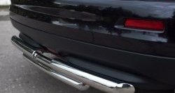 13 999 р. Защита заднего бампера (Ø63 и 42 мм, нержавейка) SLITKOFF  Nissan Juke  1 YF15 (2010-2014) дорестайлинг  с доставкой в г. Керчь. Увеличить фотографию 3