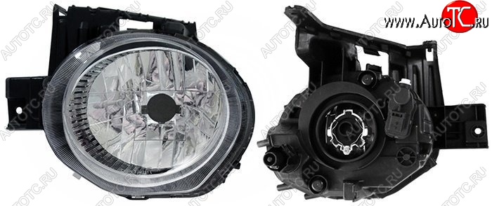4 849 р. Левая фара SAT (с электрокорректором)  Nissan Juke  1 YF15 (2010-2014) дорестайлинг  с доставкой в г. Керчь