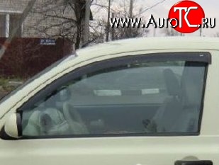 999 р. Комплект дефлекторов окон (ветровиков) 4 шт. (3 двери) Russtal Nissan Micra K12 5 дв. дорестайлинг (2002-2005)  с доставкой в г. Керчь