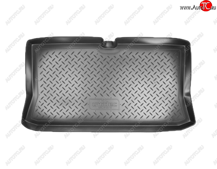 1 399 р. Коврик в багажник Norplast Unidec  Nissan Micra  K12 (2007-2010) 5 дв. 2-ой рестайлинг (Цвет: черный)  с доставкой в г. Керчь