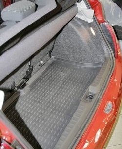 1 007 р. Коврик в багажник Element (полиуретан) Nissan Micra K12 5 дв. 2-ой рестайлинг (2007-2010)  с доставкой в г. Керчь. Увеличить фотографию 3