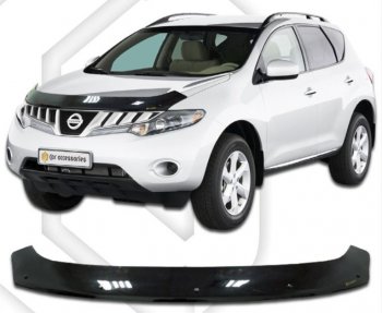 Дефлектор капота CA-Plastic Nissan Murano 2 Z51 рестайлинг (2010-2016)