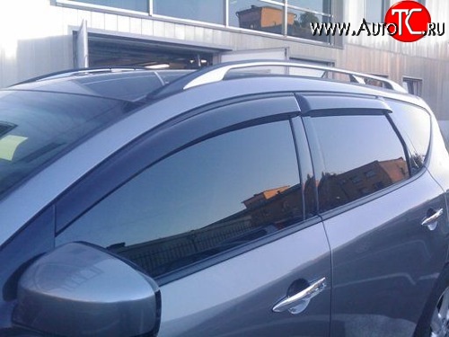 4 199 р. Дефлекторы окон (ветровики) Novline 4 шт Nissan Murano 2 Z51 рестайлинг (2010-2016)  с доставкой в г. Керчь