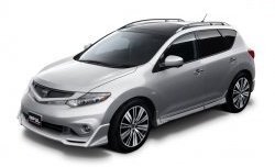 22 749 р. Комплект порогов Impul Nissan Murano 2 Z51 рестайлинг (2010-2016) (Неокрашенные)  с доставкой в г. Керчь. Увеличить фотографию 9
