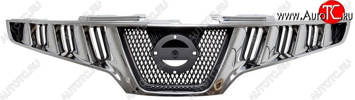 7 299 р. Решётка радиатора SAT  Nissan Murano  2 Z51 (2008-2016) дорестайлинг, рестайлинг (Неокрашенная)  с доставкой в г. Керчь