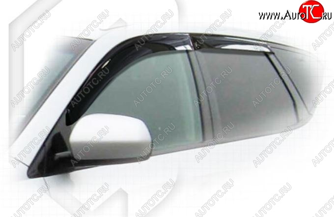 2 079 р. Дефлектора окон CA-Plastiс Nissan Murano 1 Z50 (2002-2009) (Classic полупрозрачный, Без хром.молдинга)  с доставкой в г. Керчь