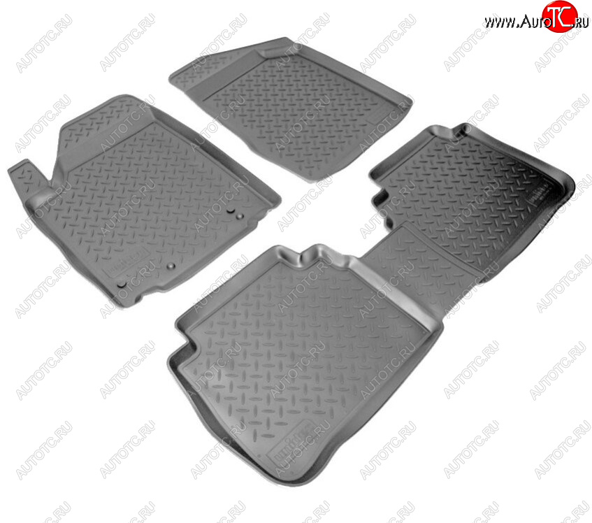 2 869 р. Комплект ковриков в салон Norplast Unidec Nissan Murano 1 Z50 (2002-2009) (Цвет: черный)  с доставкой в г. Керчь